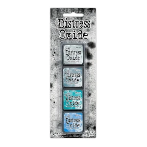 Zestaw tuszów Ranger Distress Mini Oxide Ink Kit 4 Tim Holtz 4 tusze