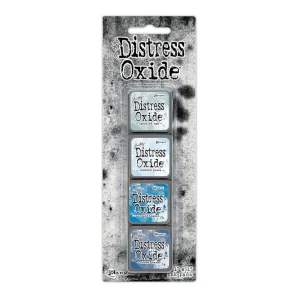 Zestaw tuszów Ranger Distress Mini Oxide Ink Kit 10 Tim Holtz 4 tusze