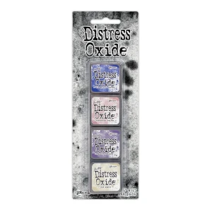 Zestaw tuszów Ranger Distress Mini Oxide Ink Kit 11 Tim Holtz 4 tusze