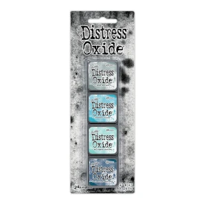 Zestaw tuszów Ranger Distress Mini Oxide Ink Kit 16 Tim Holtz 4 tusze