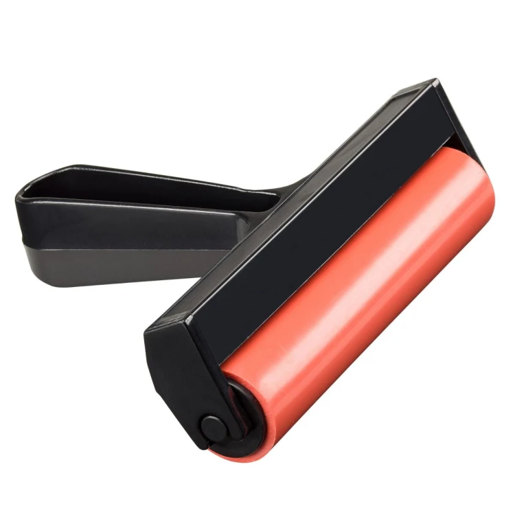 Wałek gumowy twardy Gel Press – Czarny – 15 cm