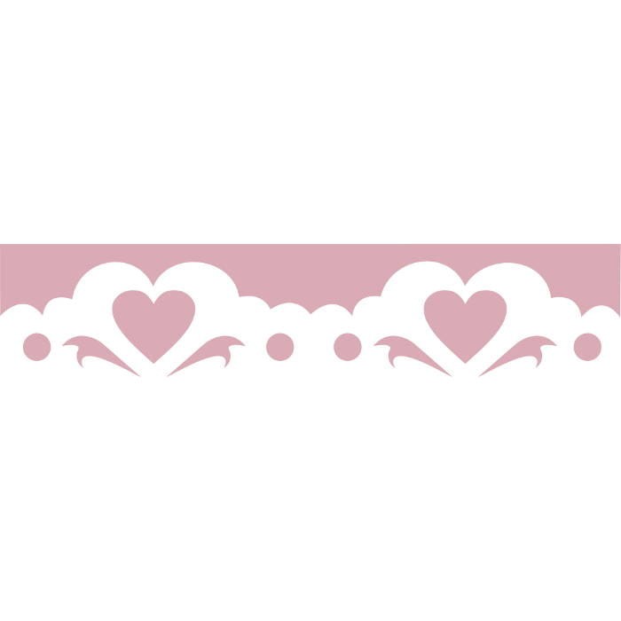 Dziurkacz ozdobny brzegowy SERCE 2