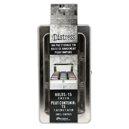 Pudełko metalowe Ranger Tim Holtz Distress Ink Pad – do przechowywania tuszy