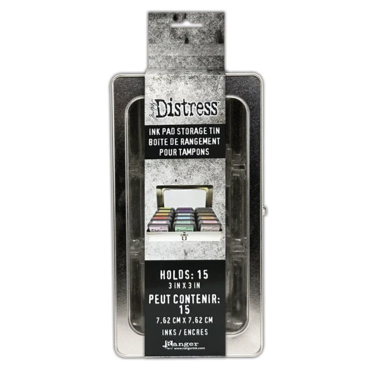 Pudełko metalowe Ranger Tim Holtz Distress Ink Pad – do przechowywania tuszy