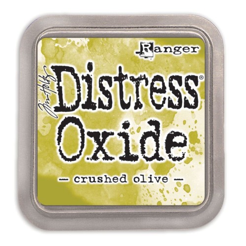 Tusz Ranger Tim Holtz Distress Oxide – Crushed Olive (Oliwkowy)