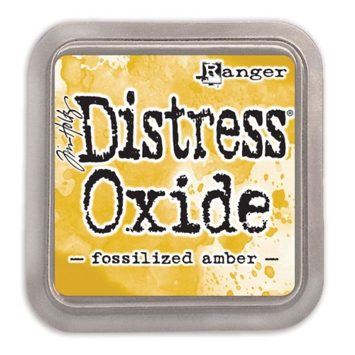 Tusz Ranger Tim Holtz Distress Oxide – Fossilized Amber (Musztardowy)