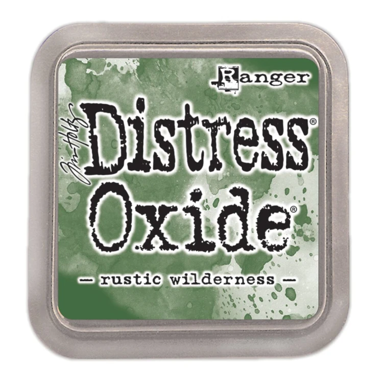 Tusz Ranger Tim Holtz Distress Oxide – Rustic Wilderness (Ciemnozielony)