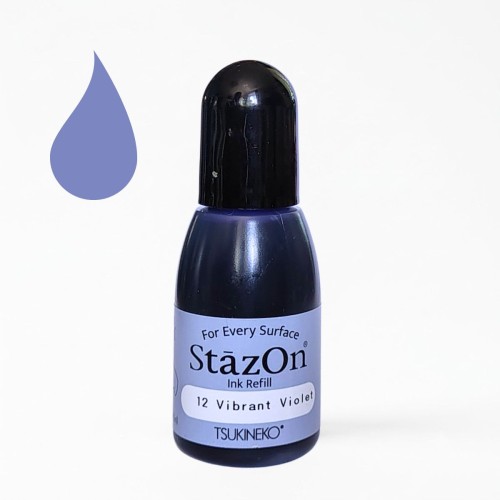 Tusz uzupełniający Tsukineko StazOn Vibrant Violet 15 ml