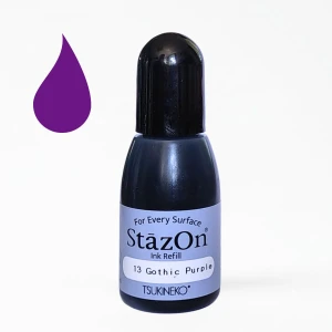 Tusz uzupełniający Tsukineko StazOn Gothic Purple 15 ml