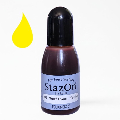 Tusz uzupełniający Tsukineko StazOn Sunflower Yellow 15 ml