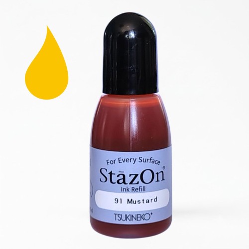 Tusz uzupełniający Tsukineko StazOn Mustard 15 ml