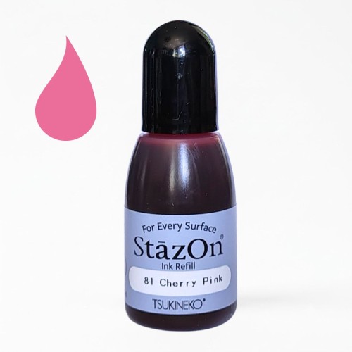 Tusz uzupełniający Tsukineko StazOn Cherry Pink 15 ml