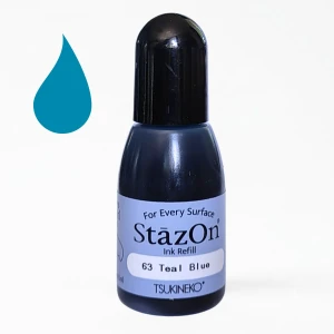 Tusz uzupełniający Tsukineko StazOn Teal Blue 15 ml