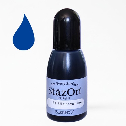 Tusz uzupełniający Tsukineko StazOn Ultramarine 15 ml