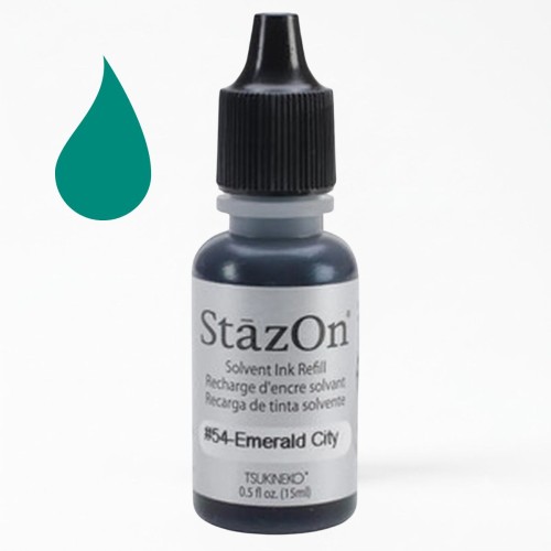 Tusz uzupełniający Tsukineko StazOn Emerald City 15 ml