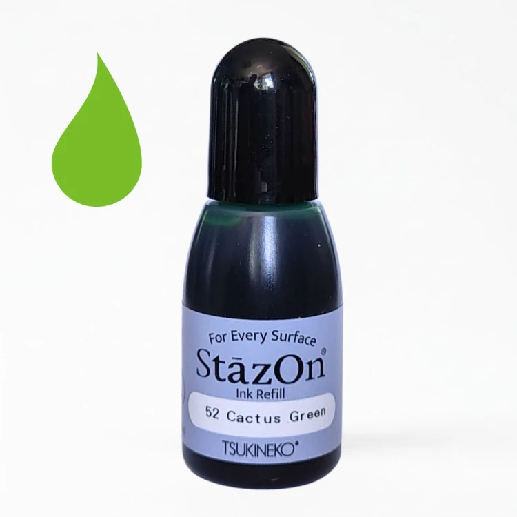 Tusz uzupełniający Tsukineko StazOn Cactus Green 15 ml
