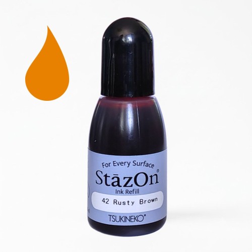 Tusz uzupełniający Tsukineko StazOn Rusty Brown 15 ml