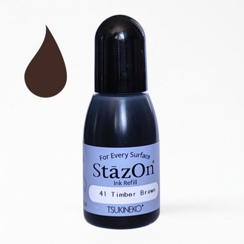 Tusz uzupełniający Tsukineko StazOn Timber Brown 15 ml