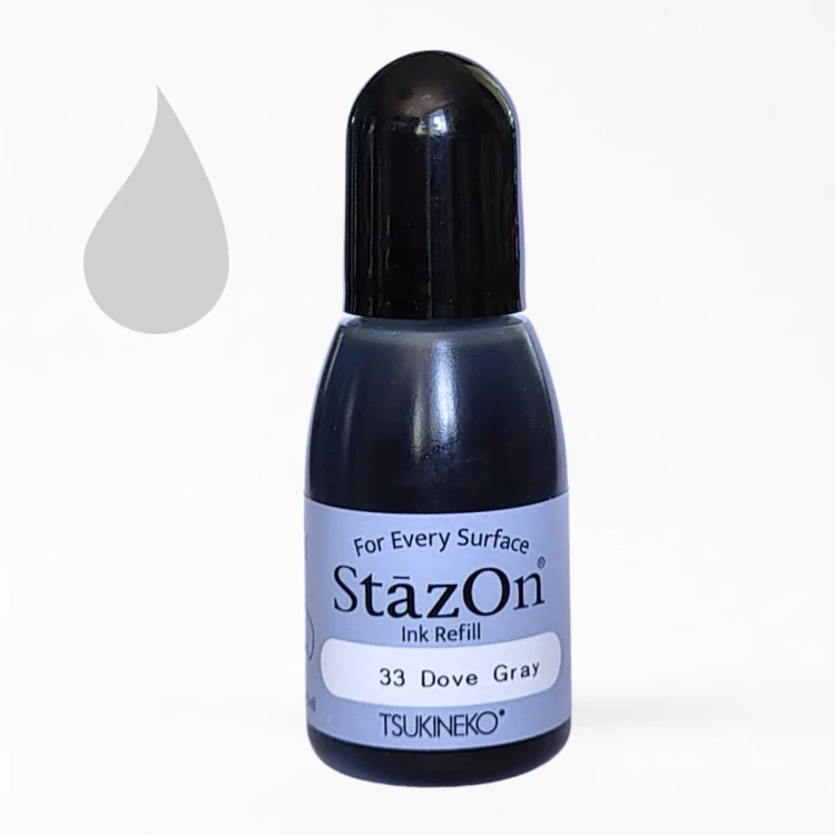 Tusz uzupełniający Tsukineko StazOn Dove Gray 15 ml