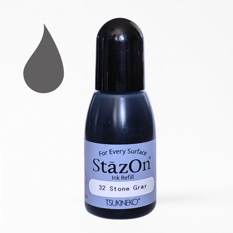Tusz uzupełniający Tsukineko StazOn Stone Gray 15 ml
