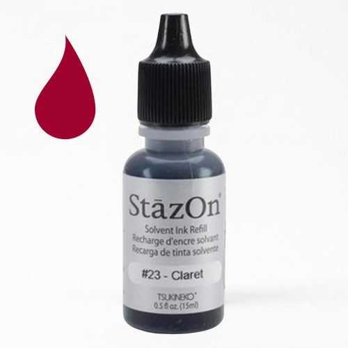 Tusz uzupełniający Tsukineko StazOn Claret 15 ml
