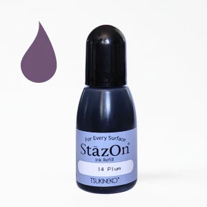 Tusz uzupełniający Tsukineko StazOn Plum 15 ml