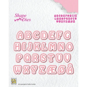 Wykrojniki Duże litery alfabetu zestaw 29 szt. Nellie's Choice