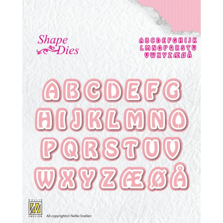 Wykrojniki Duże litery alfabetu zestaw 29 szt. Nellie's Choice
