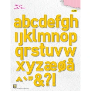 Wykrojniki Litery alfabetu zestaw 35 szt. Nellie's Choice