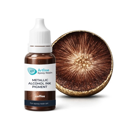 Metaliczny tusz alkoholowy Artline Kawa 10 ml