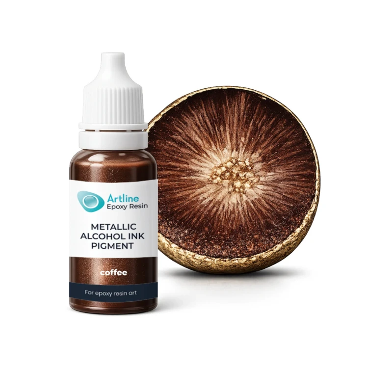 Metaliczny tusz alkoholowy Artline Kawa 10 ml