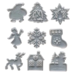 Forma silikonowa Artline Ozdoby choinkowe 9 szt. 8,5 cm