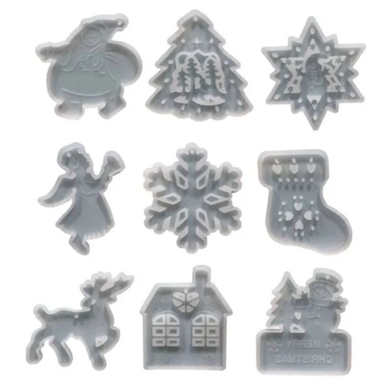 Forma silikonowa Artline Ozdoby choinkowe 9 szt. 8,5 cm