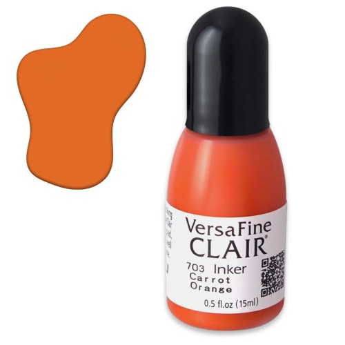 Tusz uzupełniający Tsukineko VersaFine Clair Carrot Orange pomarańczowy