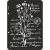 Szablon plastikowy ScrapEgo kwiaty i pismo vintage 15 x 21 cm SETR35