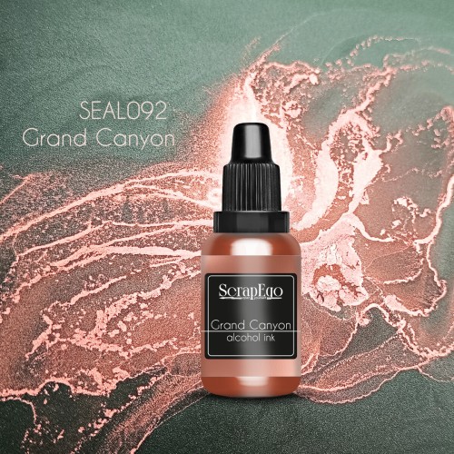 Tusz alkoholowy metaliczny Grand Canyon ScrapEgo 15 ml