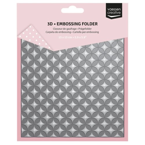 Folder do embossingu 3D Vaessen Creative Graphic Stars 15x15 cm