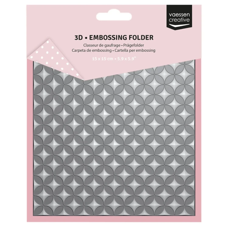 Folder do embossingu 3D Vaessen Creative Graphic Stars 15x15 cm