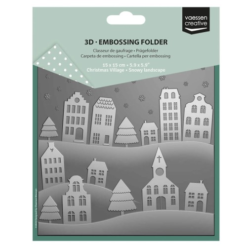 Folder do embossingu 3D Vaessen Creative Snowy Landscape 15x15 cm