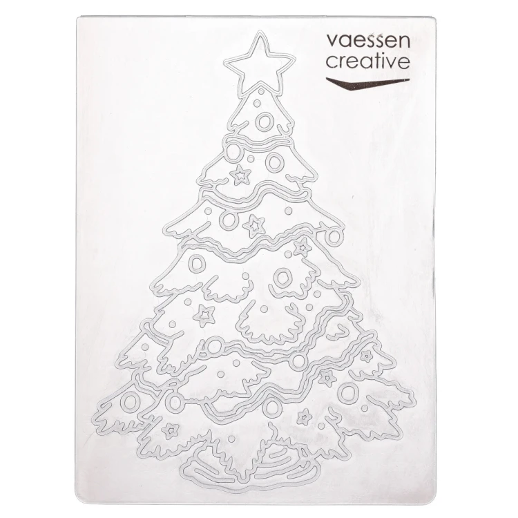 Folder do embossingu Vaessen Creative Large Christmas Tree