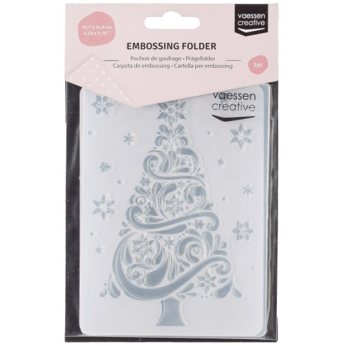 Folder do embossingu Vaessen Creative Christmas Tree Snow