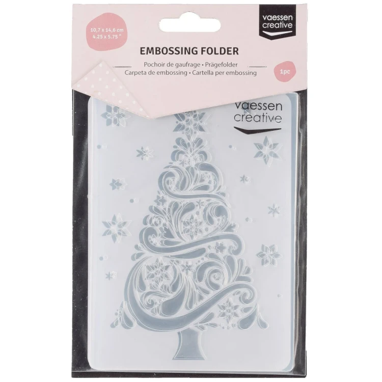 Folder do embossingu Vaessen Creative Christmas Tree Snow