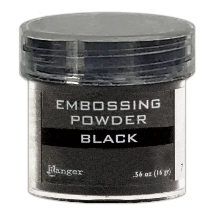 Puder do embossingu Czarny Ranger