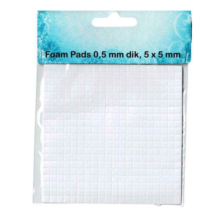 Kostki piankowe 3D Nellie's Choice 5 x 5 x 0,5 mm 400 sztuk