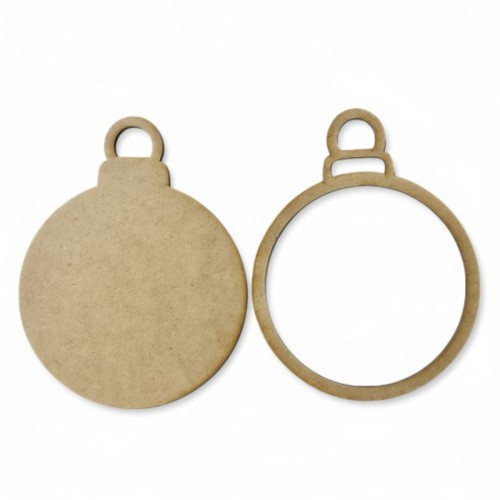 Baza do zdobienia HDF bombka 2D 20 cm
