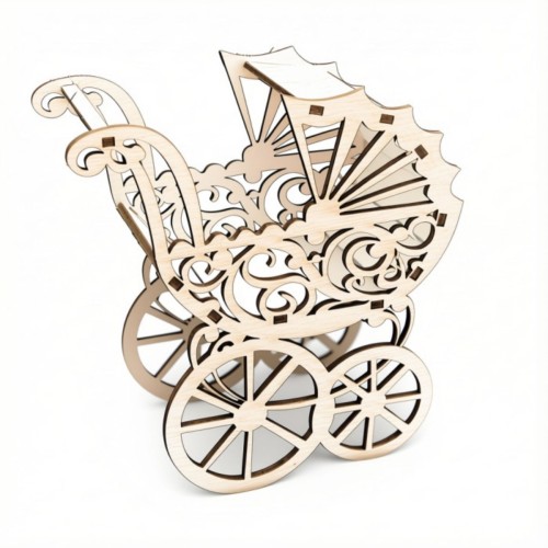 Tekturka Dziecięce 24 Wózek 3D do Exploding Boxa
