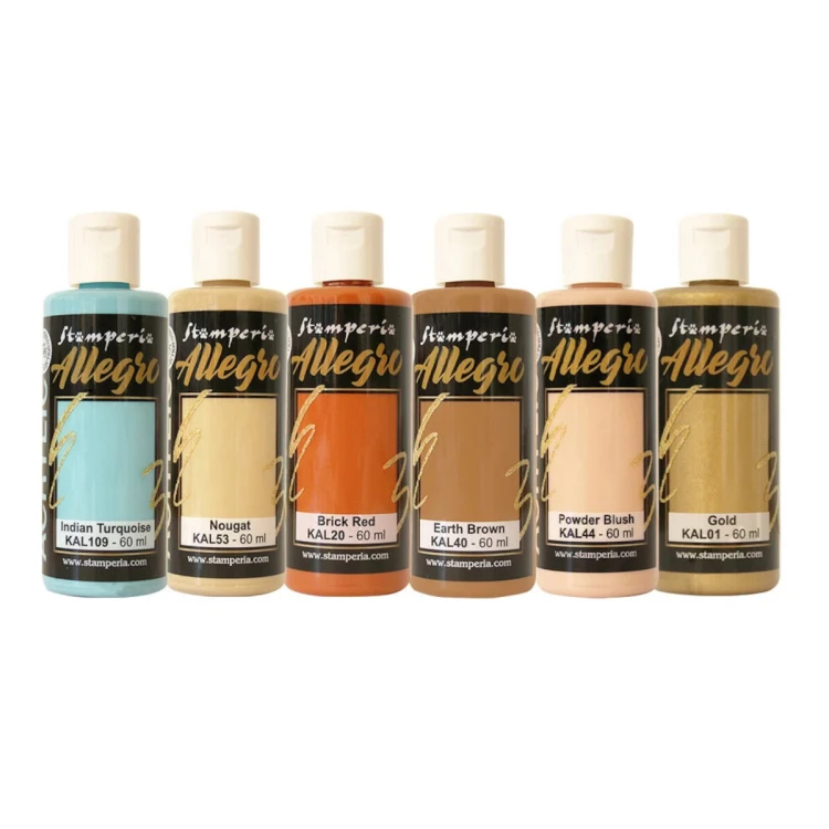 Zestaw farb akrylowych Stamperia Venice City of Art 6 x 60 ml