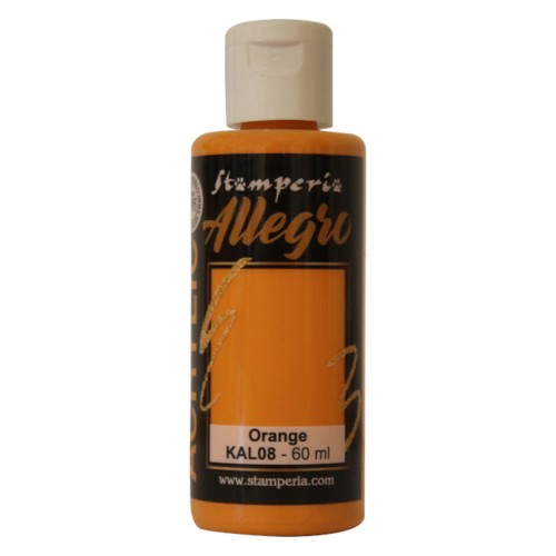 Farba akrylowa Stamperia Allegro pomarańczowa 60 ml