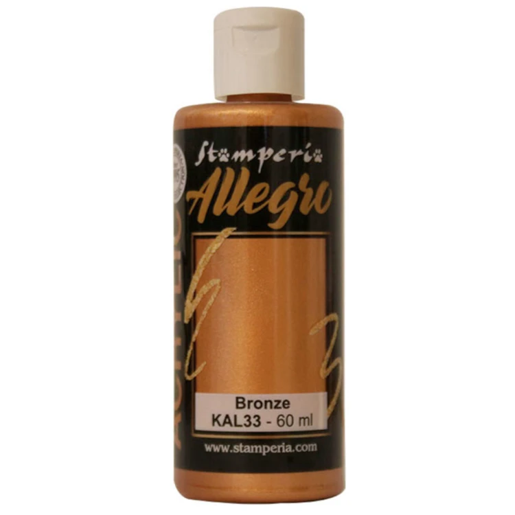 Farba akrylowa Stamperia Allegro miedziana 60 ml