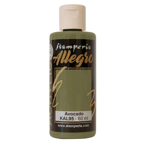 Farba akrylowa Stamperia Allegro awokado 60 ml